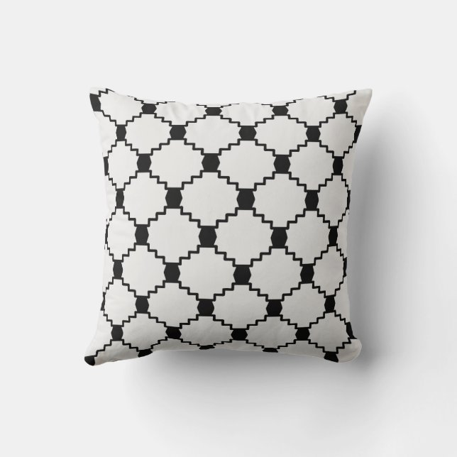 Simpliste Keffiyeh Kussen (Achterkant)