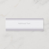 Simplistic Abstracte Art Persoonlijke Opleiding up Mini Visitekaartje (Achterkant)