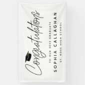 Simplistic Afstuderen feliciteert banner (Verticaal)