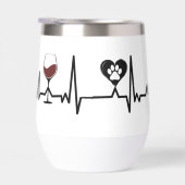 Simplistic Black Paws en rode wijn hartslag (Rechts)