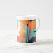simplistic design coffee mug porselein kop (Voorkant rechts)