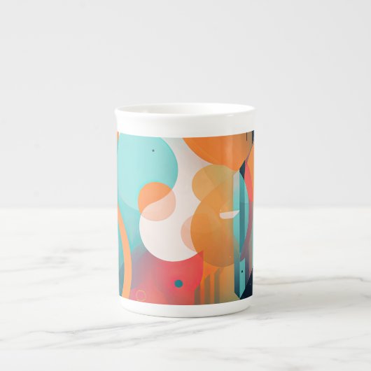 simplistic design coffee mug porselein kop (Voorkant)