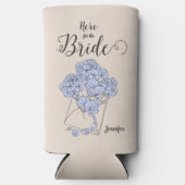 Simplistic Waterverf Flowers Hier voor de Bride (Voorkant)