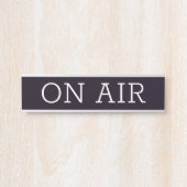 Simplistisch & modern op luchtdeurteken deurbordje (Voorkant)