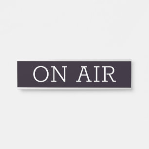 Simplistisch & modern op luchtdeurteken deurbordje