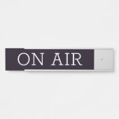 Simplistisch & modern op luchtdeurteken deurbordje (Voorkant)