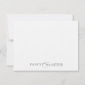 Simplistisch sparen de Datum Save The Date (Achterkant)