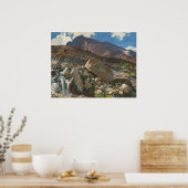 Simplon Pass - Poster d'art de John Sargent (Cuisine)