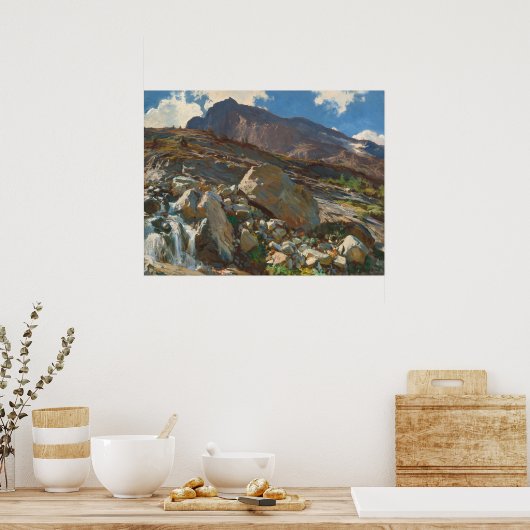 Simplon Pass - Poster d'art de John Sargent (Cuisine)