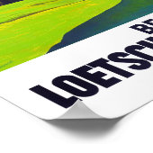 Simplon Pass Zwitserland vintage-Poster Poster (Hoek)