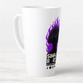 SIMPLY BORED Purple Flame Gaming T-Shirt 🔥🎮 Latte Mok (Linkerhoek)