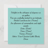 Simply Chic LBD : Une carte pour chaque occasion (Dos)