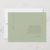Simply Chic Mariage Merci Sage Green ID1046 (Dos)