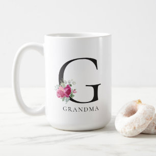 Simply Chic Sweet Peonies Grandma 15oz Coffee Mug
