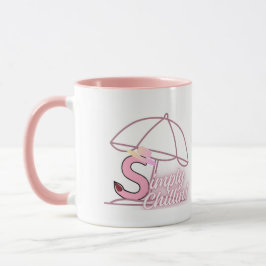 " Simply Chillin " (Roze) door Kriyas Collection Mok