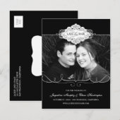 Simply Couture Sla de datum Briefkaart op - Zwart (Voorkant / Achterkant)