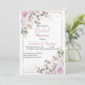 Simply Elegant Bridal Shower Invitation (Debout devant)