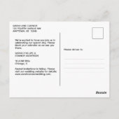 Simply Elegant Photo Enregistrer la carte postale (Dos)