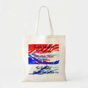 Simply Enspired Voor Amerika Tote Bag