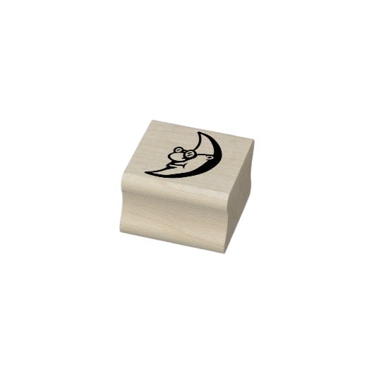 Simply Font Dingbats - MAN IN DE MAAN + ideeën Rubberstempel (Stempel)