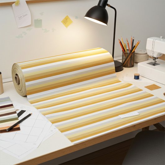 Simply Gold to Silver Stripes Wrapping Paper Cadeaupapier