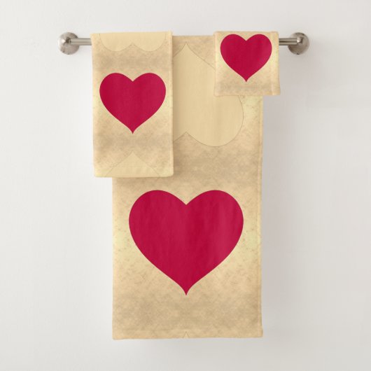 Simply Hearts Serviette de Saint-Valentin (En situation)