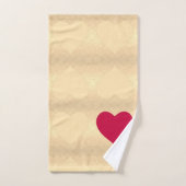 Simply Hearts Serviette de Saint-Valentin (Serviette à main)