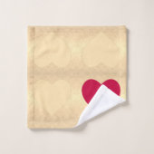 Simply Hearts Serviette de Saint-Valentin (Gant de toilette)