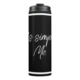 Simply Me – Elegante Zwarte Geïsoleerde Fles