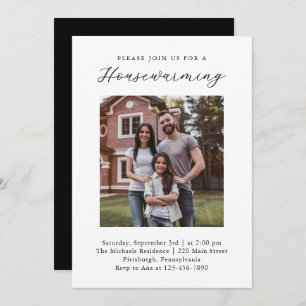 Simply Modern New Home Invitation photo