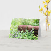 Simply Nature - Carte de voeux vierge (Fleur jaune)