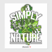 Simply nature Vinyl Sticker (Feuille)