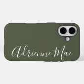 Simply Personalized Camo Green Case-Mate Case-Mate iPhone Case (Achterkant (horizontaal))