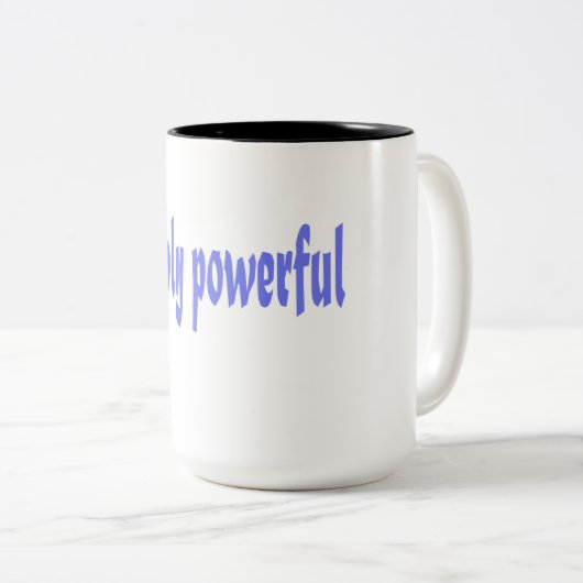 Simply Powerful Quote Mug (Devant droit)