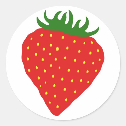 Simply Strawberry stickers personnalisés (Devant)