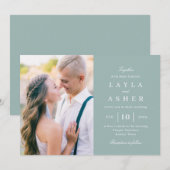 Simply United Photo Faire-part de mariage SUN (Devant / Derrière)