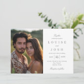 Simply United Photo Faire-part de mariage SUN (Debout devant)