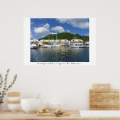 Simpson Bay Lagoon Poster (Keuken)