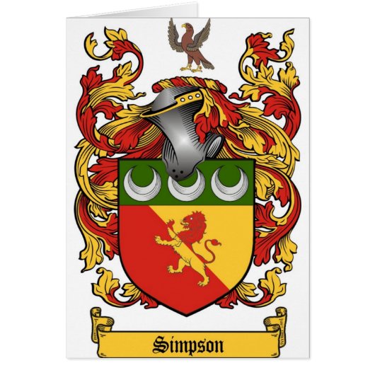Simpson Crest - wapenschild (Voorkant)