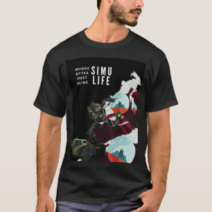 SIMULIFE waar bytes samenkomen voor simulatie T-shirt