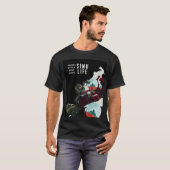 SIMULIFE waar bytes samenkomen voor simulatie T-shirt (Voorkant volledig)