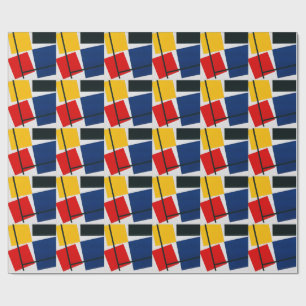 Simultane Tegencompositie Cadeaupapier