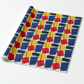 Simultane Tegencompositie Cadeaupapier (Uitgerold)