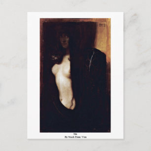Sin By Stuck Franz Von Briefkaart
