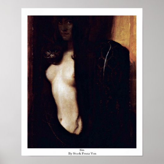 Sin by Stuck Franz Von Poster (Voorkant)
