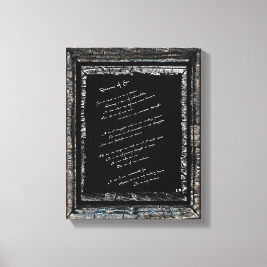 Sin-dromen Canvas Afdruk (Voorkant)