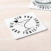 Sin en Tonic Onderzetter (Schuin)