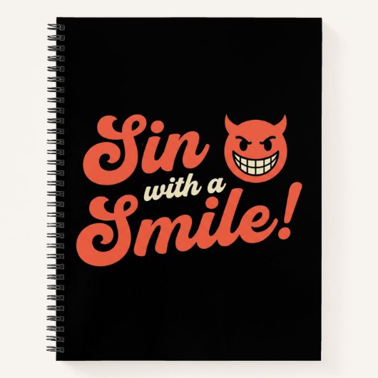 Sin with a Smile Notitieboek (Voorkant)