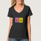 Sina periodiek table name shirt (Voorkant)