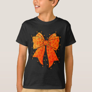 Sinaarange bewustzijnslint ondersteunt meerdere t-shirt